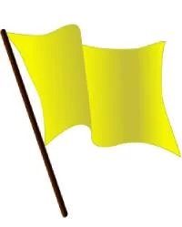 significado bandera amarilla playa
