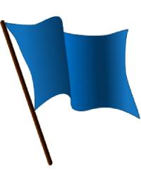 significado bandera azul playa